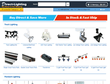 Tablet Screenshot of direct-lighting.com